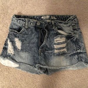 High Rise Cut Off Shorts